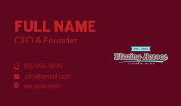 Classic Apparel Brand Wordmark Business Card Image Preview