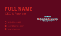 Classic Apparel Brand Wordmark Business Card Image Preview