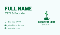 Hand Seedling  Plant  Business Card