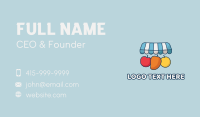 Fruit Smoothie Kiosk Business Card Design