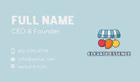 Fruit Smoothie Kiosk Business Card