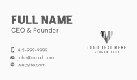 Generic Enterprise Letter V Business Card