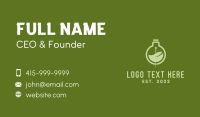 Green Flask Acupuncture  Business Card Design