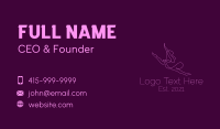 Ballet Competition Business Card example 2