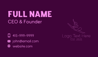 Dance Class Business Card example 1