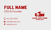 Storage Facility Warehouse Business Card Design