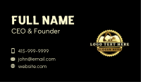 Builder Excavator Backhoe Business Card