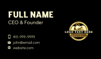 Builder Excavator Backhoe Business Card Design