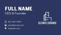 Modern Building Construction  Business Card Design