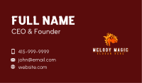Flame Pork Barbecue  Business Card