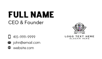 Barber Razor Haircut Business Card