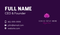 Lotus Flower Bud Business Card