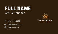 Lion Crown Paw Business Card Image Preview