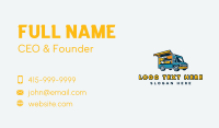 Food Truck Vehicle Business Card Design