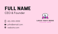 Rhinestone Business Card example 1