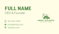 Gardening Lawn Mower Business Card