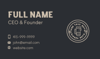 Alcohol Business Card example 2