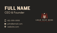 Skull Flame Band Business Card