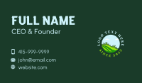 Grass Lawn Landscaping Business Card