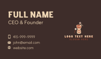 Musical African Djembe Business Card Design