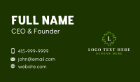 Leafy Vine Letter Business Card Design