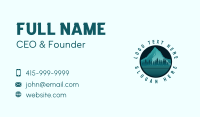 Mountain Peak Adventure Business Card