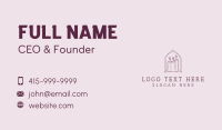 Wellness Candle Spa Business Card