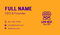 Spiritual Yoga Love Business Card Image Preview