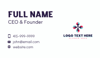 Tech Developer Cube Business Card Design