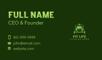 Barbell Fitness Muscle Business Card Image Preview