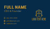 Gold Anchor House  Business Card Design