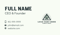 Cannabis Leaf Business Card example 4