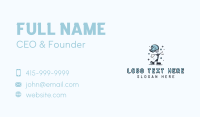 Sanitation Janitorial  Mop Business Card