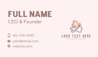 Pastel Butterfly Lady Business Card