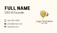 Honey Beehive Teahouse Business Card Design