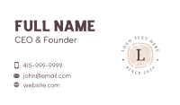 Feminine Beauty Boutique  Business Card