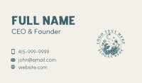 Botanical Moon Garden Business Card