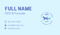 Dog Cat Pet Love Business Card