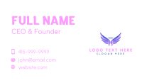 Angel Wings Halo Business Card