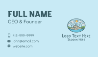 Cliff Tent Camp Business Card Design