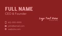 Shadow Business Card example 3