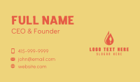 Flame Business Card example 1