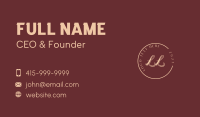 Stylish Business Card example 1