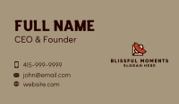 Grill Fork Sausage Business Card Image Preview