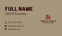 Grill Fork Sausage Business Card Image Preview