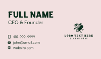 Spring Roll Leaf Business Card Design