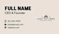 Garden Leaf Business Business Card Design