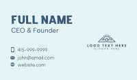 Mountain Summit Journey Business Card Design