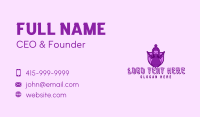 Samurai Ninja Girl Business Card