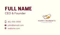 Happy Flying Bird Business Card Image Preview